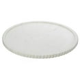thumbnail image 1 of White Marble Round Tray, 1 of 3