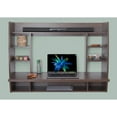 thumbnail image 5 of White Floating Wall-Mount Desk with Shelves, Space-Saving Laptop Workstation for Writing, Study, Bedroom, Living Room, Office, 5 of 10