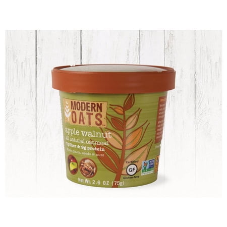 Modern Oats Oatmeal Cup, Apple Walnut, 12 Ct