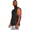 thumbnail image 3 of Casual Classics Mens Core Ringspun Cotton Raw Edge Tall Tank Top, 3 of 4