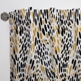 thumbnail image 2 of Designart "Cheetah Minimalism" Geometric Room Darkening Single Curtain Panel, 2 of 6