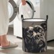 thumbnail image 5 of Fotbe Vintage Dog Illustration Cesto de Ropa con Asas, Cesto Impermeable de Gran Capacidad, Bolsa de Lavado para Dormitorio, Cesto de Ropa con Ruedas y Asas-Medium, 5 of 6