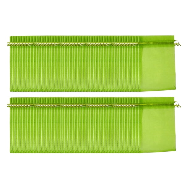 100 bolsas protectoras para frutas, reutilizables, de red protectora para frutas. 15cm x 20cm