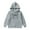 Gray, variant on MEZZALL Child Long Sleeve Hoodie With Printed Bow Tie Sweatshirt Pullover Tops Lovely Toddler Dailywear, White, 4-5 Years