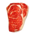 thumbnail image 1 of Juguete de lona de felpa para perro mascota, juguetes con chirrido para masticar comida de simulación (lona para perro de carne), 1 of 2