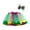 Green, variant on Xihbxyly Pleated Uniform Skirt Toddler Baby Girls Cute Net Yarn Princess Skirt Multi-color Skirt Bow Hairpin Suit