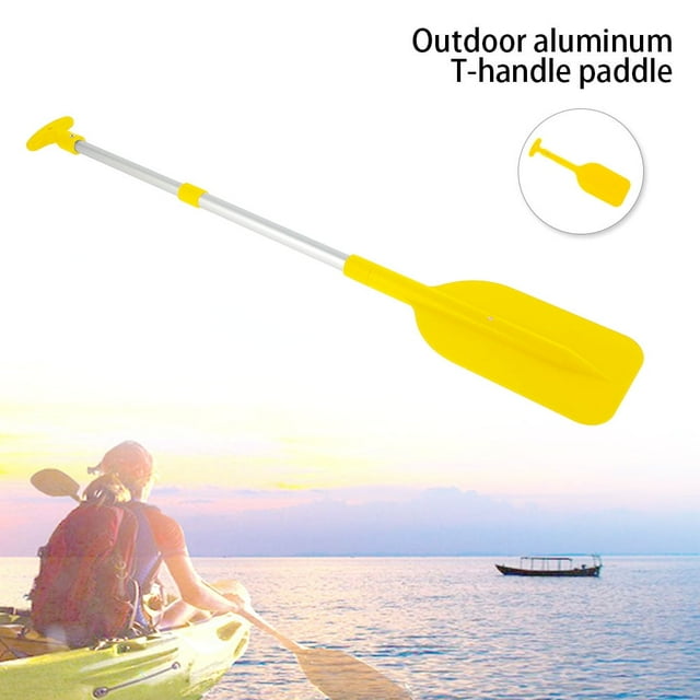 2 Pcs Rames de Kayak Rames en Alliage d'Aluminium Rames en Caoutchouc Dérive Renforcées Rames de Kayak en Plastique Rames en Plastique Rames de Bateau d'Assaut