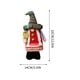 thumbnail image 3 of Sombrero de ala ancha con gnomo, figura navideña sin rostro estilo Rodolfo | Decoración festiva para el hogar y la oficina | Adorno navideño de la suerte | Regalo fantástico para festivales d, 3 of 5