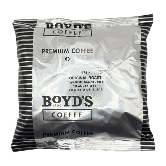 Boyd's Original Roast Ground Coffee, Light Roast, 9 oz – Smooth & Mellow