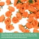 thumbnail image 2 of Uxcell 50 Paquete de Cabezas de Rosas Artificiales 1.2'' Pequeñas Cabezas de Rosa de Seda Falsa para Decoraciones de Ramo de Boda y Fiesta Naranja, 2 of 7
