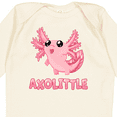 thumbnail image 4 of Inktastic Axolittle Cute Baby Axolotl Boys or Girls Long Sleeve Baby Bodysuit, 4 of 5