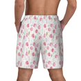 thumbnail image 4 of Uemuo Tulips Flowers Pattern Mens Swim Trunks Quick Dry Board Shorts with Mesh Lining, Stretch Beach Shorts Quick Dry No-Chafing Board Shorts-, 4 of 9
