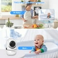 thumbnail image 4 of Moniteur pour Bébé avec Caméra à Distance Panoramique-Inclinable-Zoom et Écran LCD 3.2, Vision Nocturne Infrarouge, 4 of 9