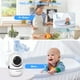 Baby Moniteur avec Caméra Panoramique et Écran 3,2 LCD, Vision Nocturne Infrarouge – image 4 sur 9