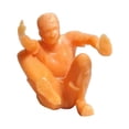 thumbnail image 4 of Figura de escalada en roca,1:64 Modelo coleccionable de escalada en roca,Modelos de trenes Figuras de personas pintadas a mano Escala S,1:64 personas Conjunto de escenas en miniatura Figuras, 4 of 8