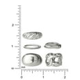 thumbnail image 4 of Jessica Simpson Women's Silvertone Ring Set, 5-Piece, 4 of 5
