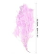 thumbnail image 2 of Unique Bargains 10-12 Inch Turkey Feathers, 1 Set Fluffy Bulk Natural Feathers for Crafts, Purple, 2 of 5