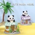 thumbnail image 4 of SKQIT Street View Coffee Shop Mini Building Blocks,911 Pieces Cute Panda Animal Micro Building Sets,Simulation Architecture Construction Toy,Creative Gifts for Adults, 4 of 7
