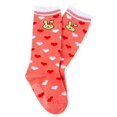 thumbnail image 2 of Lovely Annie Unisex Children 3 Pairs Pack Non-Skid Non-Slip Cotton Crew Socks One Size 3 Girl Color(C), 2 of 4