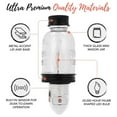 thumbnail image 3 of Autumn Alley Black Mini Mason Jar Nightlight with Warm Glow LED Bulb, 3 of 7