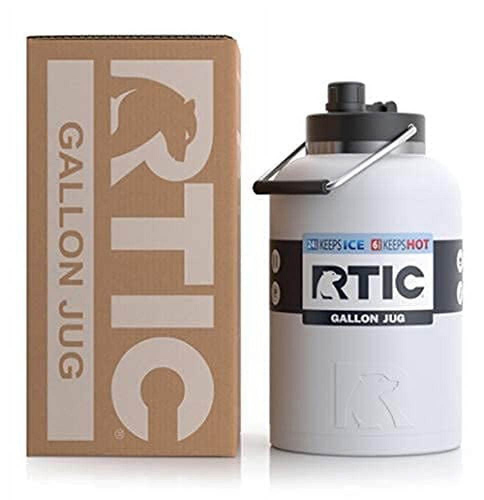 RTIC One Gallon Vacuum Insulated Jug, Black
