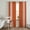 Burnt Orange, White, variant on Cream Striped Sheer Curtains 72 Inch Length 2 Panels Set, Farmhouse Beige White Stripes Aesthetics Voile Window Treatment Rod Pocket Curtains Sheers Drapes for Bedroom/Living Room/Kitchen 52"x72"x2