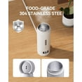 thumbnail image 6 of Travel Kettle Heated Water Bottle,Portable Kettle with 4 Variable Presets,500ml Small Electric Kettle,100% Stainless Steel Portable Tea Kettle Coffee Kettle, 6 of 8