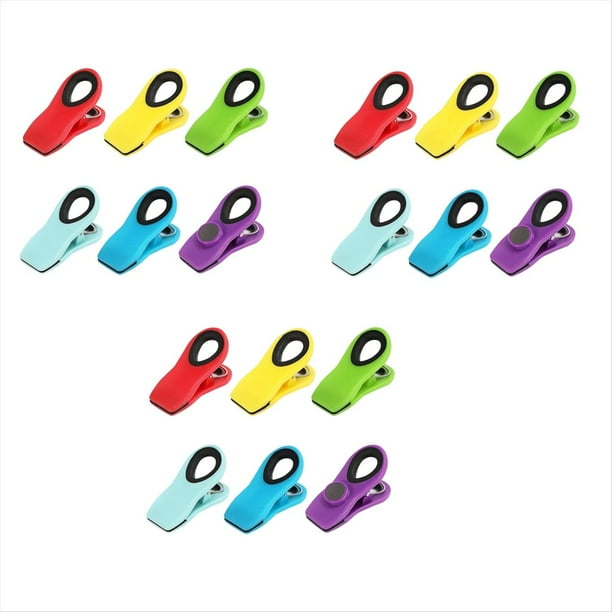 Clips para Bolsas con Imanes: Clips para Alimentos, Clips para Virutas, Clips para Bolsas Almacenamiento Alimentos, Bolsas para Refrigerios y Bolsas para Alimentos