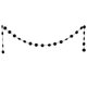 thumbnail image 5 of Guirnalda de lunares con purpurina negra - Decoraciones para fiestas de Halloween, 5 of 5