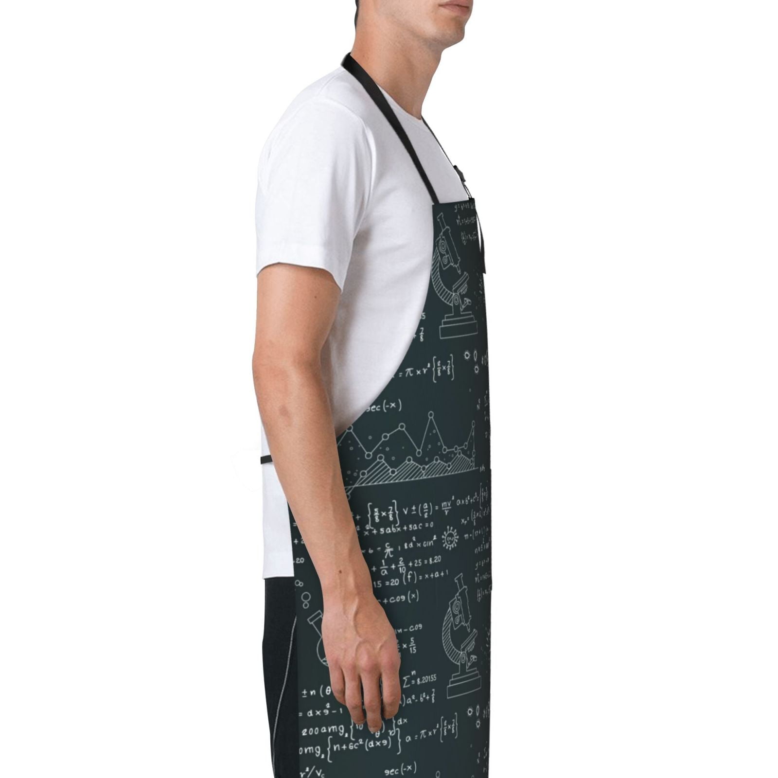 Vsdgher Chemical Waterproof Apron with 2 Pockets Kitchen Chef Aprons Bibs for Grooming Cooking Baking Painting Gardening