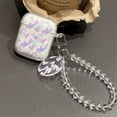 thumbnail image 1 of Fashion Flower Glitter Shiny Case For AirPods 1 2 3 Wireless Bluetooth Earphone Bracelet Cover For Apple airpods Pro 2nd Funda, 1 of 7