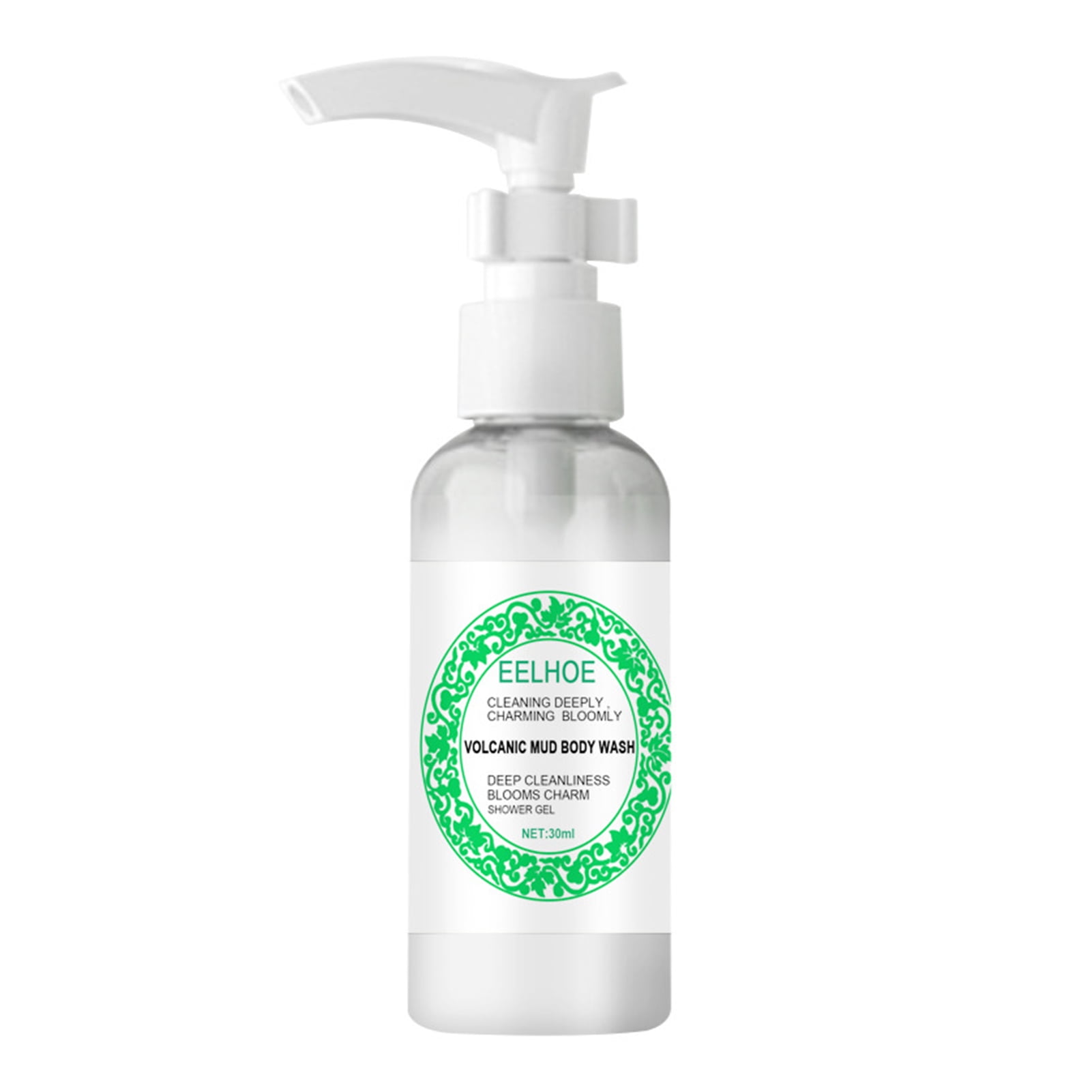 EELHOE 30ml Volcanic Mud Body Wash Deep Cleanliness Shower Moisturizing