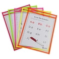 thumbnail image 2 of C-Line Reusable Dry Erase Pockets, Neon Colors, 9 x 12, Pack of 10, 2 of 3