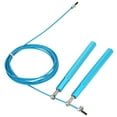 thumbnail image 3 of Cuerda de aleación de aluminio para adultos, cuerda para saltar, alambre de acero, rodamiento, equipo deportivo para Fitness, azul, 3 of 8