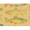 Pack of 1, Rainbow Trout 30" x 417' Half Ream Roll Gift Wrap for Holiday, Party, Kids' Birthday, Wedding & Special Occasion Packaging