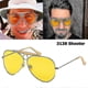 thumbnail image 2 of 3138 Shooter Style Vintage Aviation Sunglasses Metal Circle Brand Design Sun Glasses Oculos De Sol With Hood Boris, 2 of 5