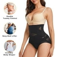 thumbnail image 4 of Irisnaya Butt Lifter for Women Shapewear High Waist Panties Slim Body Shaper Tummy Trainer Seamless Underwear(Black XX-Large), 4 of 8