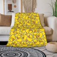 thumbnail image 2 of Women''s Duck Throw Blankets Plush Blanket Soft Worm Sherpa Fleece Blanket Adults for Kid Crib Couch Chair Living Room Travel(50"x60",Duck), 2 of 6