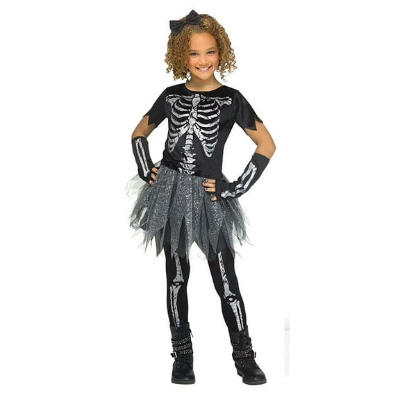 Silver Skele-Girl Costume
