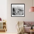 thumbnail image 3 of Historic Framed Print, South Beach from Steamboat Point, San Francisco, 17-7/8" x 21-7/8", 3 of 9