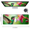 thumbnail image 2 of nygtbtfer Desk Pad, Hummingbird Floral Gaming Mouse Pad,Computer Desk Mat Keyboard with Non Slip Base for Home Office,Extended Large Size, 2 of 6