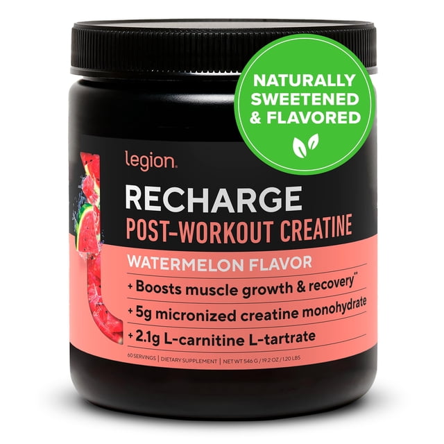 Suplemento para después del entrenamiento Legion Recharge Watermelon 60 porciones