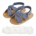 thumbnail image 1 of Diconna Baby Girls Sandals and Headband Set Non-Slip Flats and Flower Hairband, 1 of 4