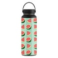 thumbnail image 1 of MightySkins CF-HFWI40-Watermelon Patch Carbon Fiber Skin for Hydro Flask 40 oz Wide Mouth Sticker - Watermelon Patch, 1 of 1