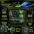 thumbnail image 3 of PC Gamer Completa IA DXT GAMING NVIDIA GeForce RTX 5090 Intel Core Ultra 9 285K 32GB DDR5 SSD 1TB Monitor Curvo 34 180Hz Sistema Liquido WIFI Silver Productividad Profesional impulsada por IA Avanzada, 3 of 6