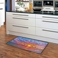 thumbnail image 5 of GZHJMY Ocean Beach Anti Fatigue Kitchen Floor Mat, Colorful Sunset Non Slip Absorbent Comfort Standing Mat Kitchen Runner Rug for Hallway Entryway Bathroom Living Room Bedroom 39 x 20 Inches, 5 of 6