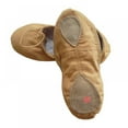 thumbnail image 3 of Baywell Women's Ballet Shoes Stretch Canvas Dance Slippers Split Sole for Girls/Adult Khaki 10-2.5, 3 of 7