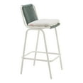 thumbnail image 3 of Luft Barstool White & Green Barstool, Modern Style, Removable and washable cushion cover, Aluminum, Outdoor Bar, 3 of 10
