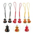 thumbnail image 3 of 6Pcs Money Bag Pendants Copper Bell Pendants Decorative Keychain Phone Pendants, 3 of 8