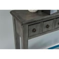 thumbnail image 2 of Pemberly Row Table Console Contemporaine Longue en Bois, Fini Gris, 2 of 17
